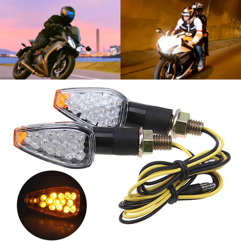 

Поворотники для мотоцикла, 14 светодиодов, 2 шт.