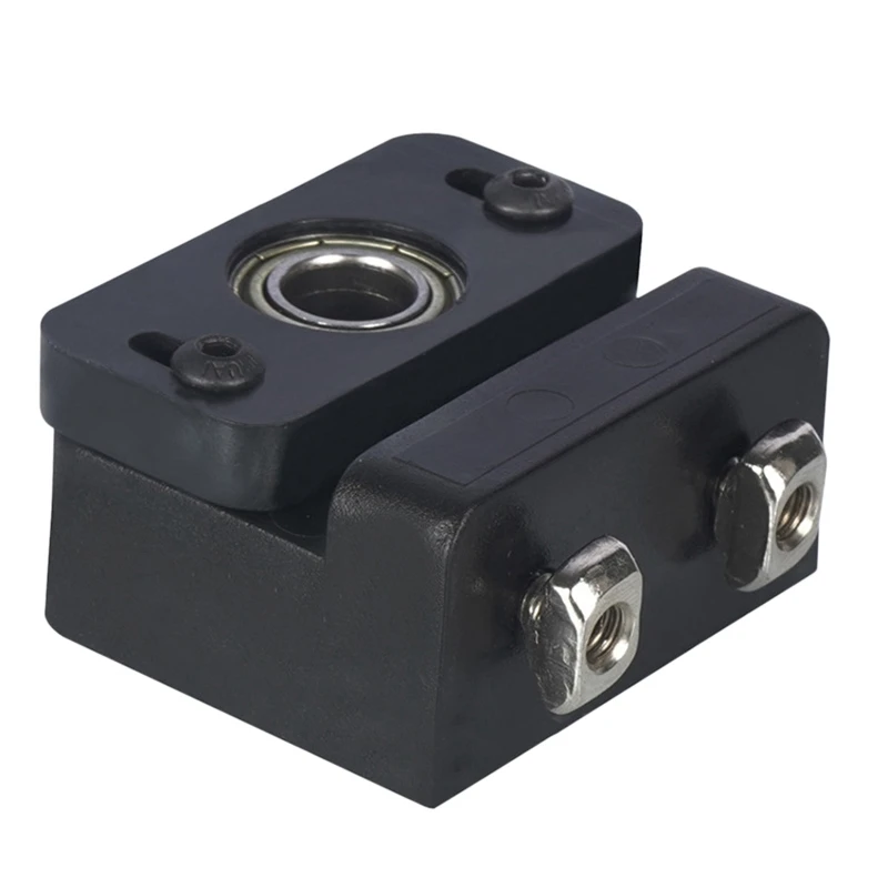 

Z Axis Lead Screw Fixing Block Aluminum Block 3D Printer Lead Screw Fix Mount for CR-10 Ender 3 Z-Rod Bearing Holder