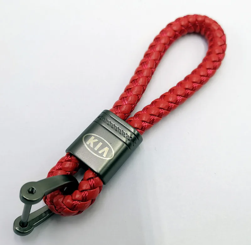 Автомобильный брелок металлический кожаный для ключей rio Cerato K2700 K2900 Magentis Optima Rondo