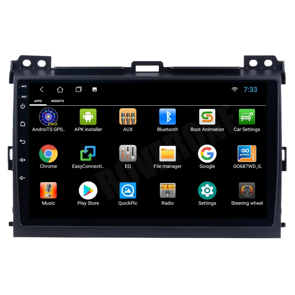 Для Toyota Prado 120 2004 - 2009 Android 10 автомобильное радио стерео GPS навигация СБ Navi медиа