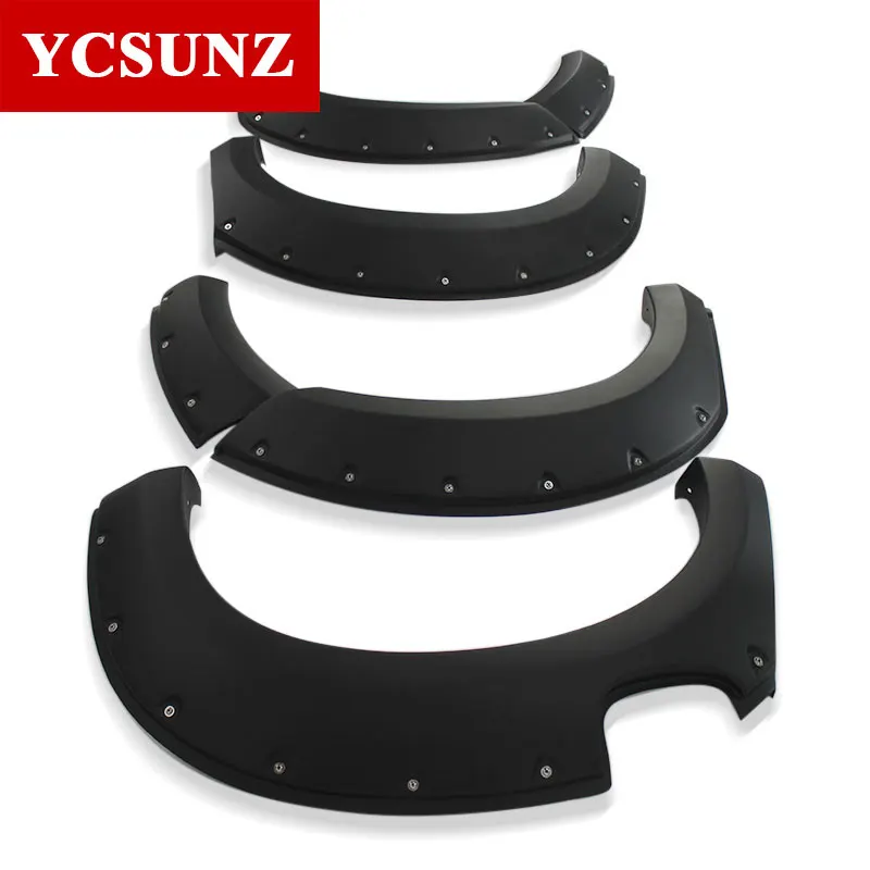 

Fender Flares Accessories Mudguards For Isuzu D-max dmax 2016 2017 2018 2019 Arch Wheel Matte Black Color