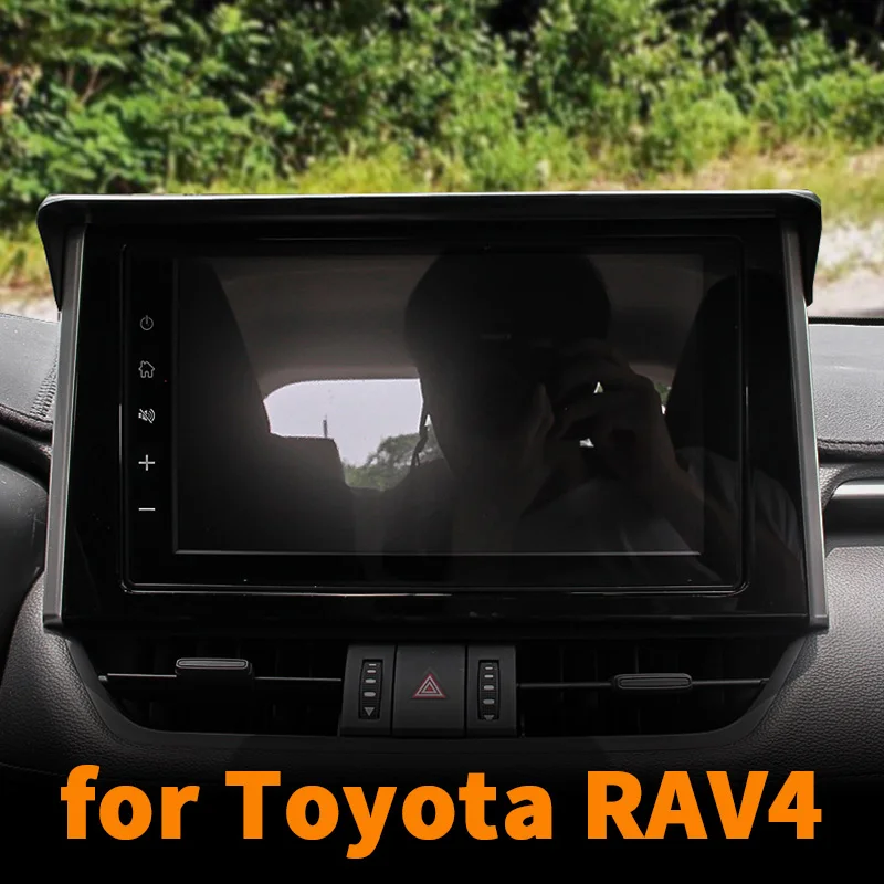 

Car Navigation Screen Shade For Toyota RAV4 2020 2021 Central Control Screen Cover Case Car Interior Decoration Accessories