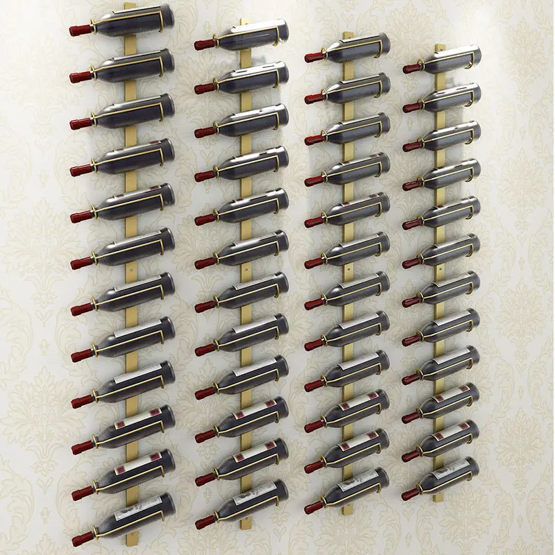 Современный Железный настенный держатель для вина простой подвесной железный