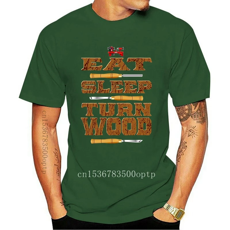 

Смешная футболка с изображением дерева Eat Sleep Turn Wood