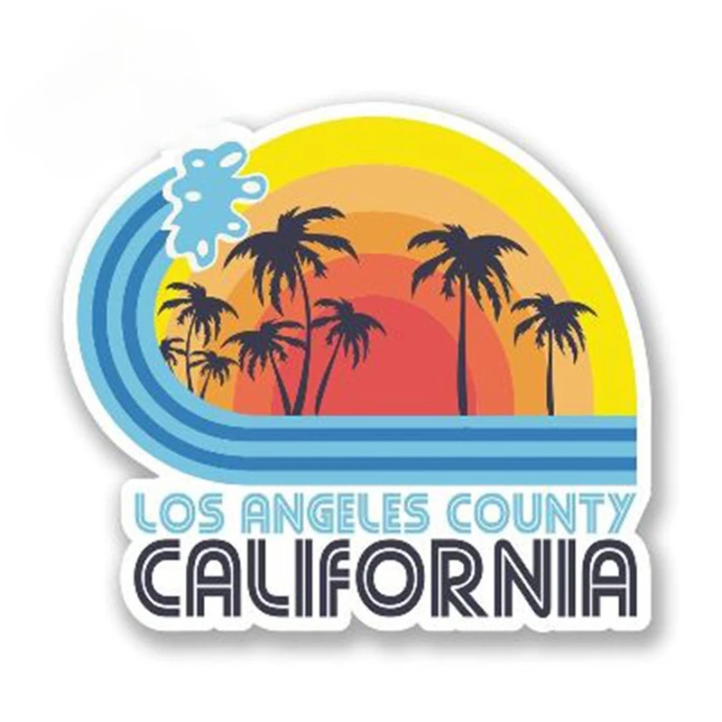 

Los Angeles California Decal Vinyl Car Sticker for Window Trunk Decoration Graphic Waterproof Car Styling KK 11*10cm