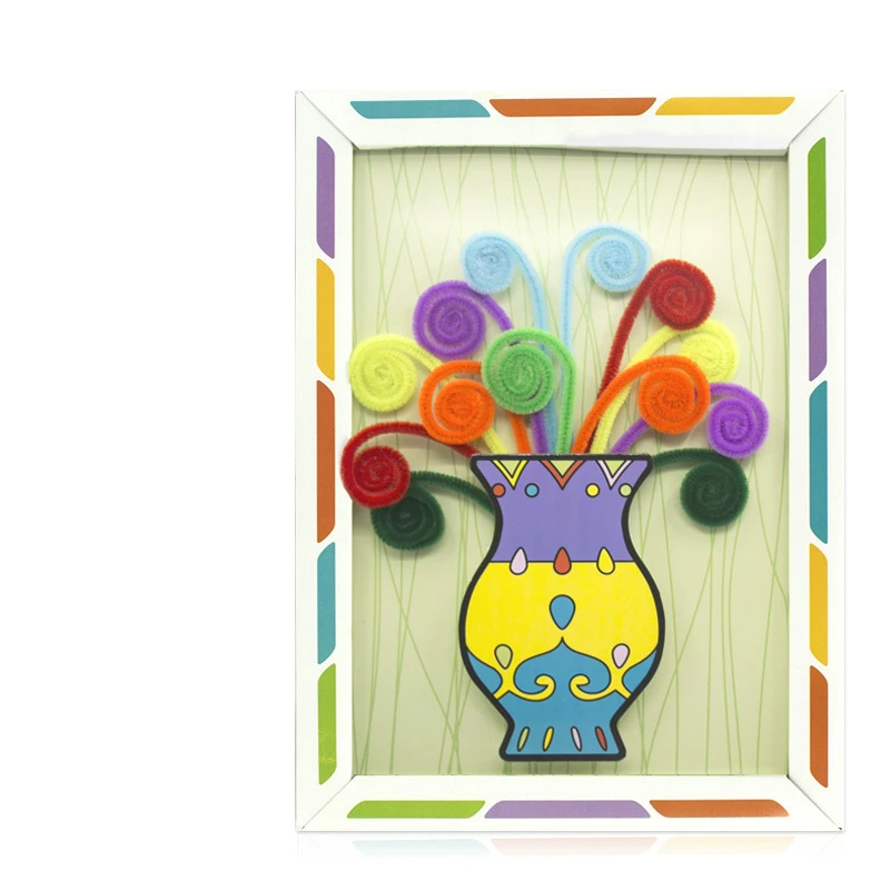 1set Kids Crafts Toy Handmade Button Bouquet Children Creative Educational Toys DIY Kit Gift | Игрушки и хобби