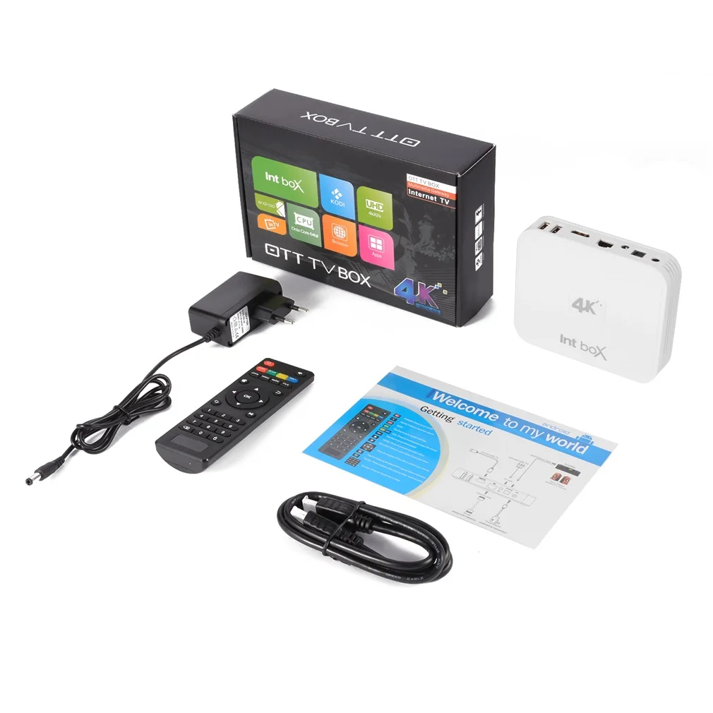 ТВ приставка Int Box I7 Amlogic S912 Восьмиядерный Android 6 0 2 ГБ/8 ГБ 4G/5 ГГц Двойной Wi Fi BT4.0 4K Intbox