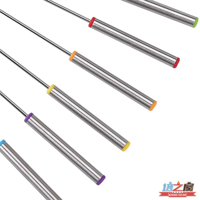 Нержавеющая сталь вилка для шоколада горячий горшок вилки сыр фруктов и