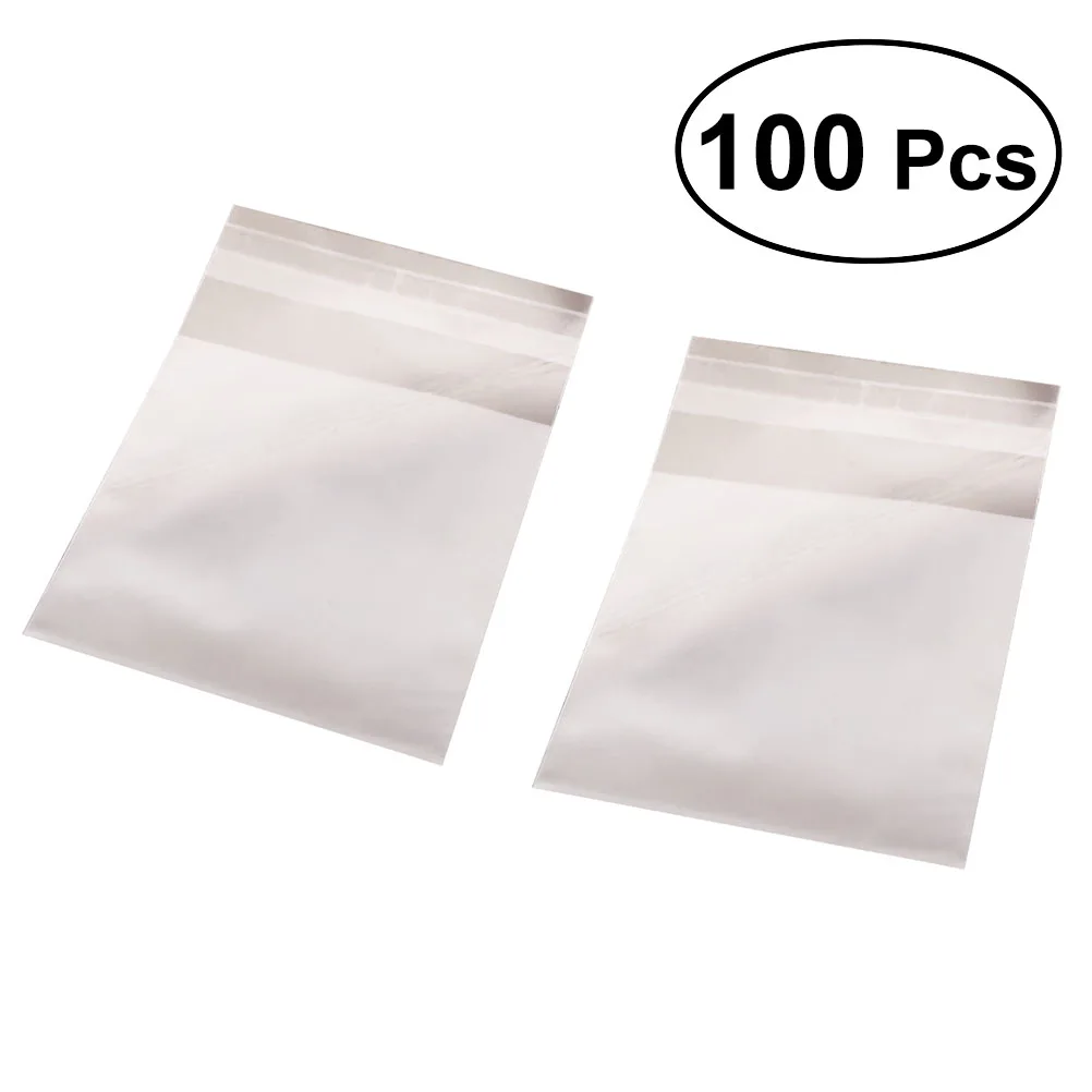 100 шт прозрачные пакеты целлофановые сумки для печенья антипригарные конфеты