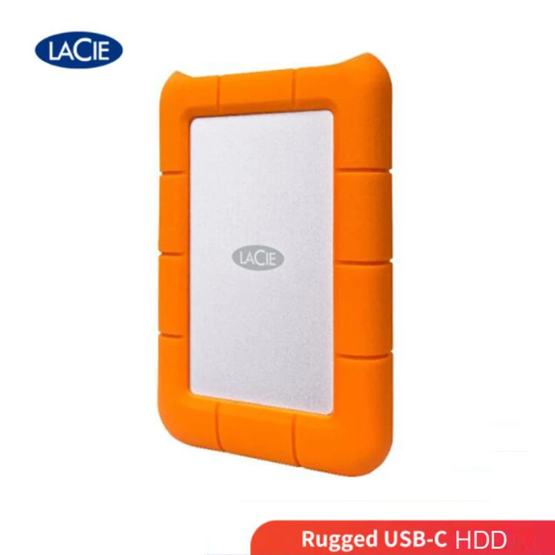Seagate LaCie Rugged 1TB 2TB 4TB 5TB USB-C and USB 3.0 Portable Hard Drive 2.5