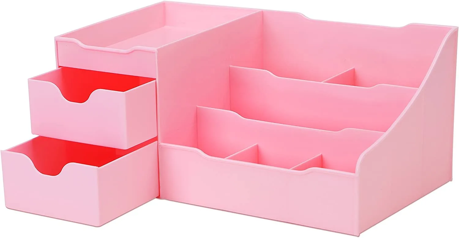 

Desktop Makeup Jewelry Organizer Rangement Uncluttered Designs Makeup Organizer with Drawers White Cuisine Home
