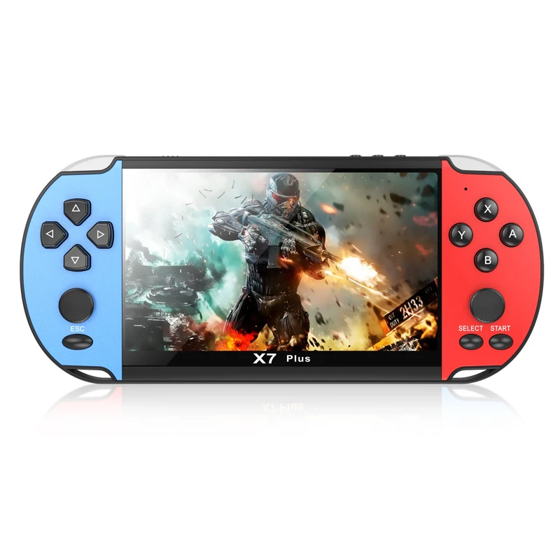 

X7 Plus Video Game Console 5.1 Inch Handheld Game Player Portable Retro Console 8Gb Rocker Game Console For Kids Christmas Gift