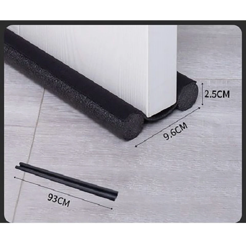 Уплотнительная лента нижней части двери Гибкая заглушка для снижения шума ветра