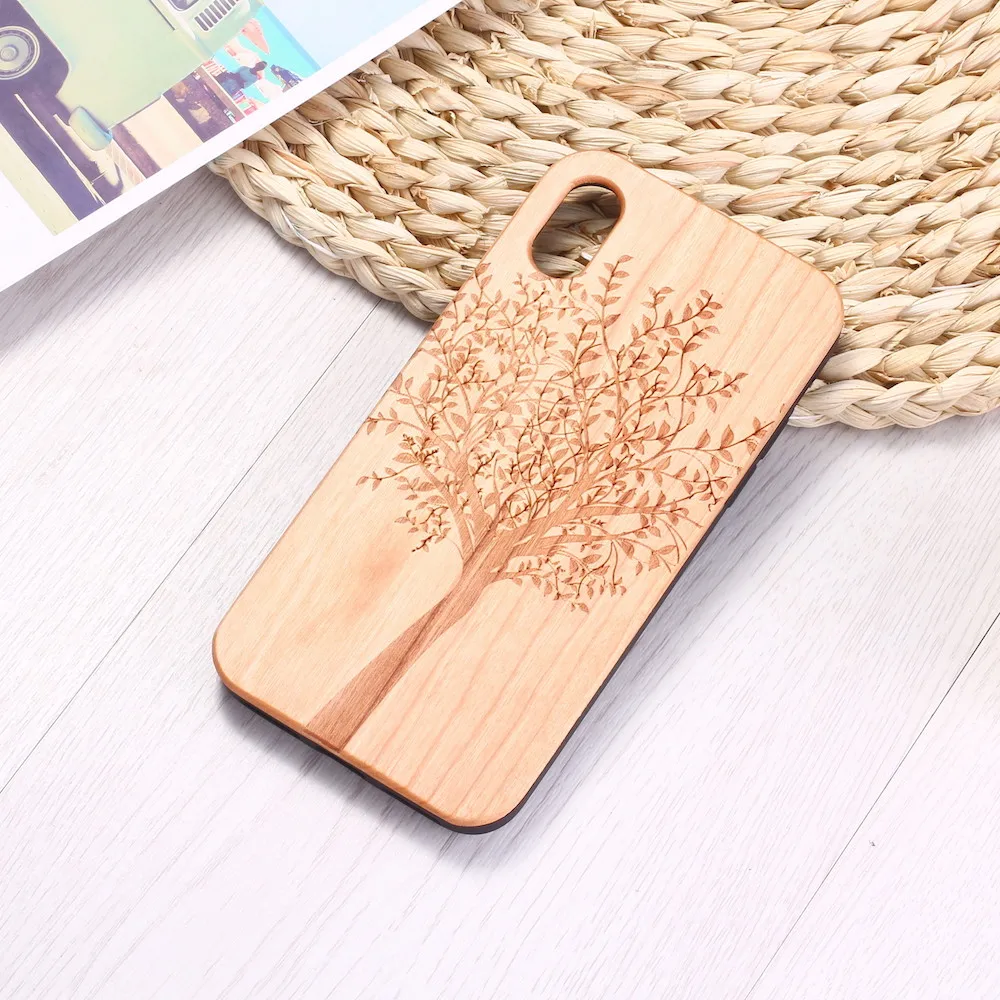 Чехол с изображением сердца растений дерева|Бамперы| |