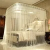 11 LeRadore Роскошная Складная Москитная сетка для мамы и ребенка, сетчатые занавески от насекомых для студентов, 3 отверстия для двойной кровати - Цвет: 11