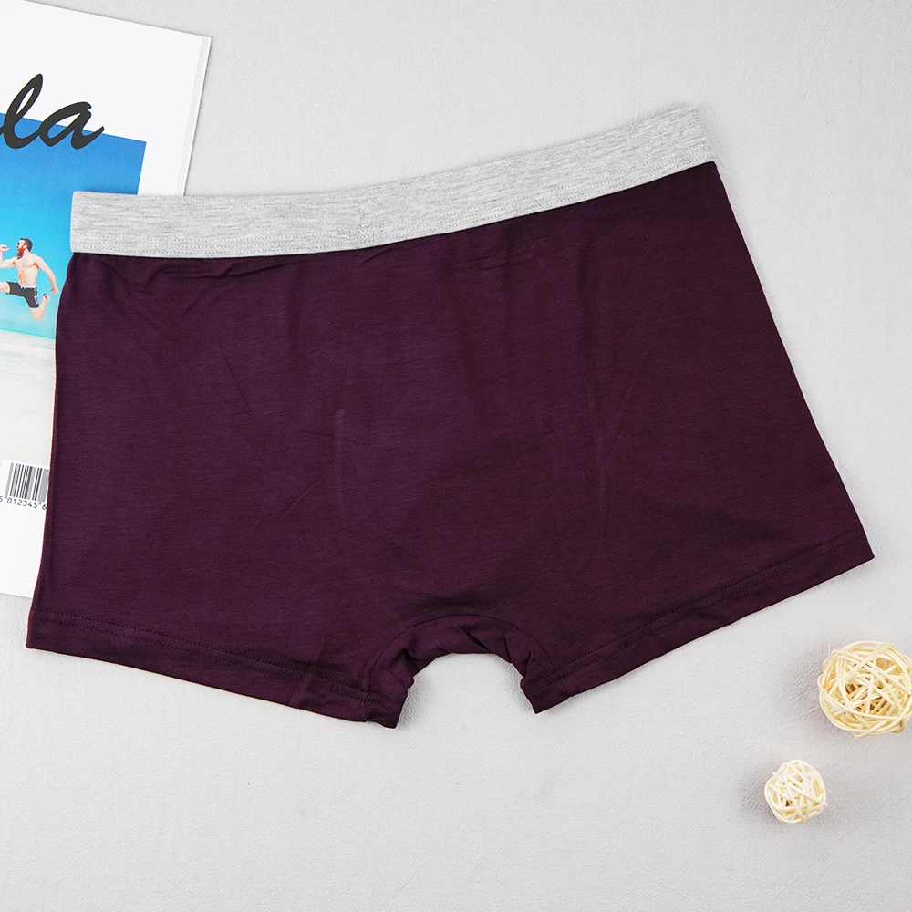 5Pcs/Lot XL-7XL Men's Boxershorts Fat Plus Size Breathable Pants Mens Seamless Underwear  Boxer Para Hombre