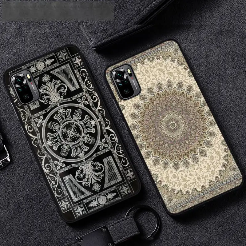 

Persian carpet Floral pattern Phone Case For Xiaomi redmi mi note 9 9a 8 8a 10 9 9s 8 8t 7 9t 10 pro max mobile bags coque cover