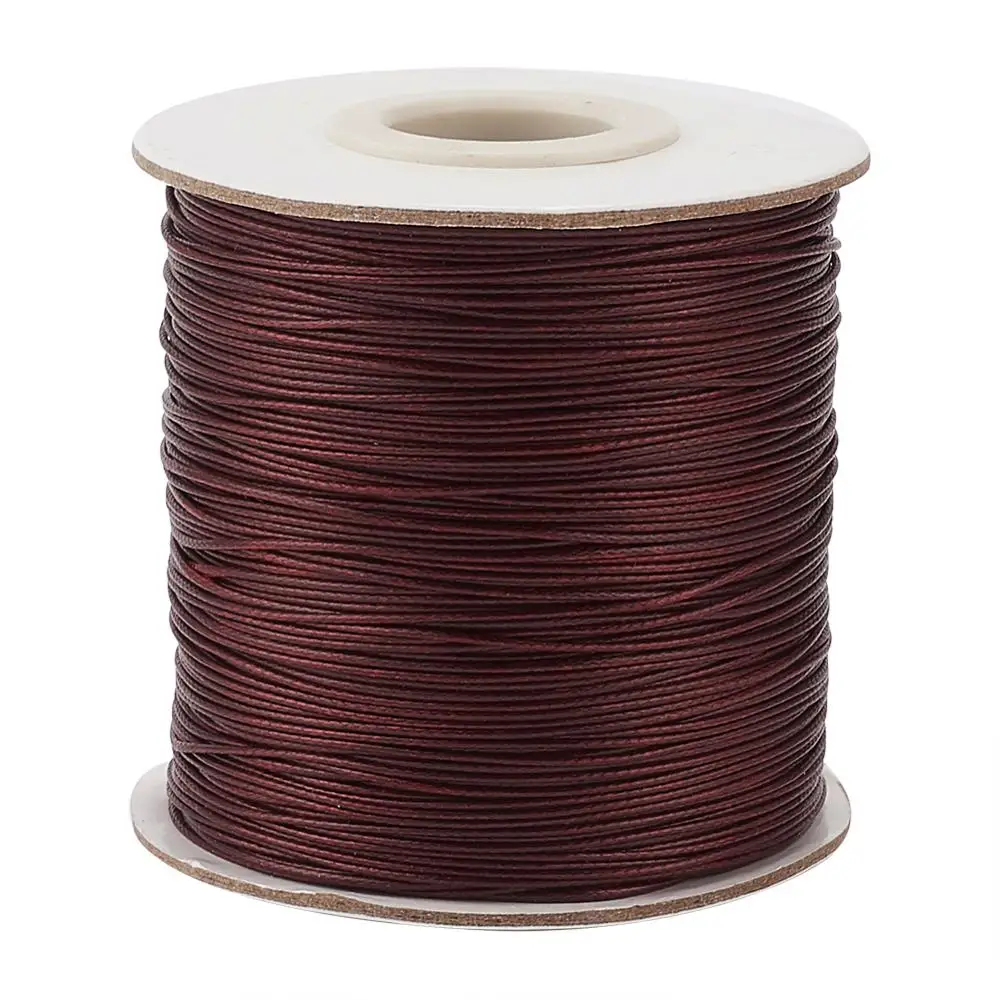 Вощеный полиэфирный шнур для изготовления браслетов ювелирных изделий 0 5 мм