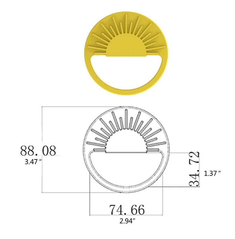 

1pc Silicone Toddler Molar Teether Pain Tool Kids Teething Baby Gift Natural Stop Sucking Thumb Toy