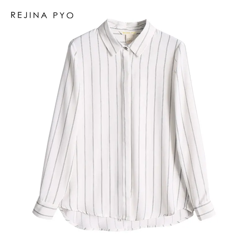 BIAORUINA Женская модная рубашка с длинным рукавом однобортный Топ Офисная Дамская