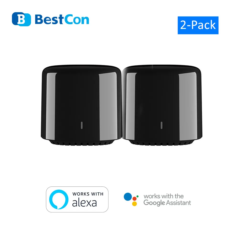 RM4c mini 2pcs Broadlink RM Mini 3 RM4C мини WiFi 4G ИК пульт дистанционного управления через приложение управление Умный дом работает с Alexa Echo Google Home Mini - Комплект: RM4c mini 2pcs