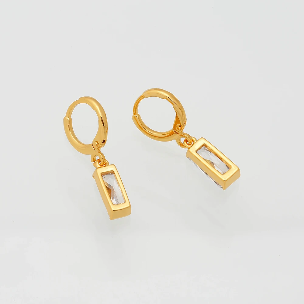 Женские Серьги-подвески с фианитом YMYW элегантные геометрические Серьги вечерние