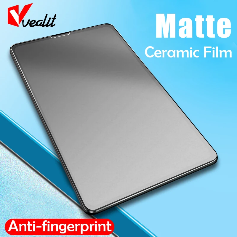 

Ceramic Soft Glass for iPad Pro 11 7 8 Air 2 3 MiNi 5 4 3 Matte Screen Protector For iPad 10.2 9.7 10.5 10.9 Protective Film