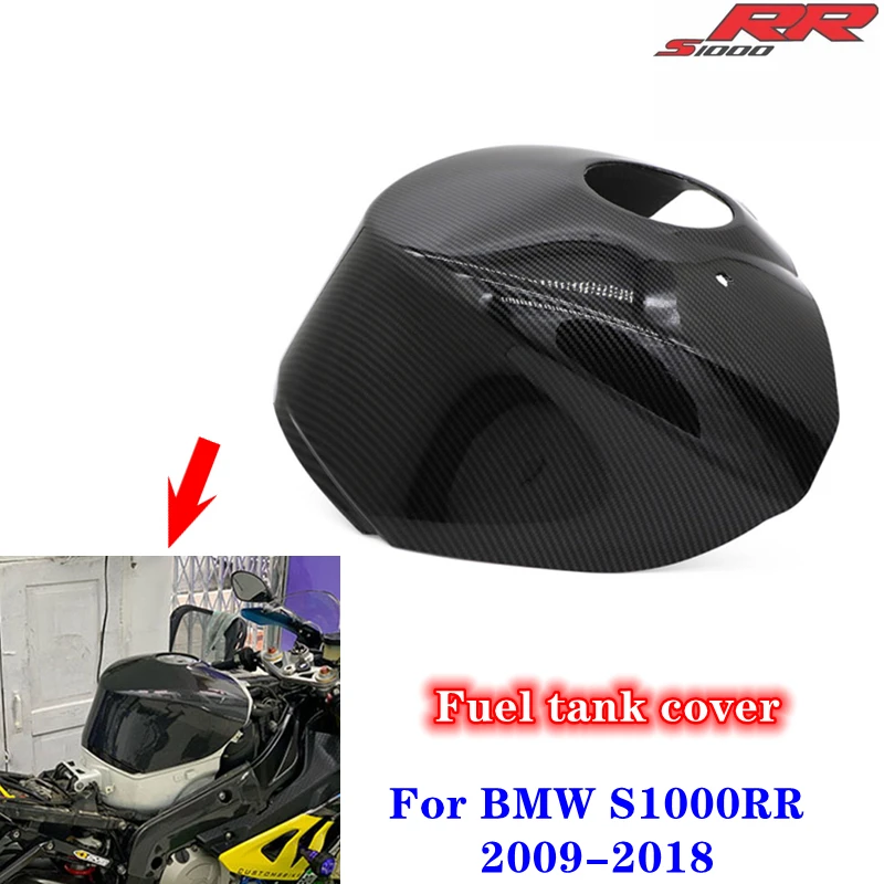 

For bmw s1000rr 2009-2018 Fuel Tank Cover Fairing kit ABS plastic Carbon Fiber Color For S1000 RR Twill glossy weave