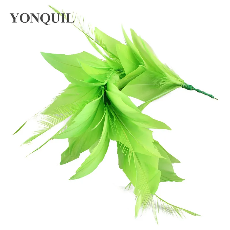 Beautiful Turkey Feather 25-30 CM Wedding Corsages Feathers Craft For Headdress Bride Hats DIY Hair Accessories | Свадьбы и