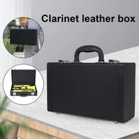 clarinet case solid surface ergonomics handle black molded clarinet case with locking latchs for concert
