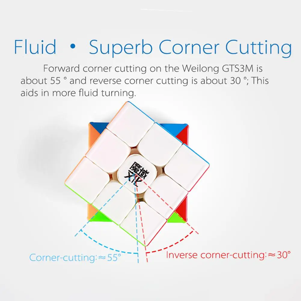 MoYu Weilong GTS 3M Magnetic Magic Puzzle Cube Speed Adult Kids Educational Toy Gift |