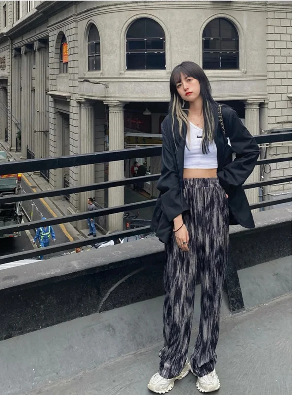 Галстук женский осенний Новый корейский стиль Harajuku Стильные прямые свободные