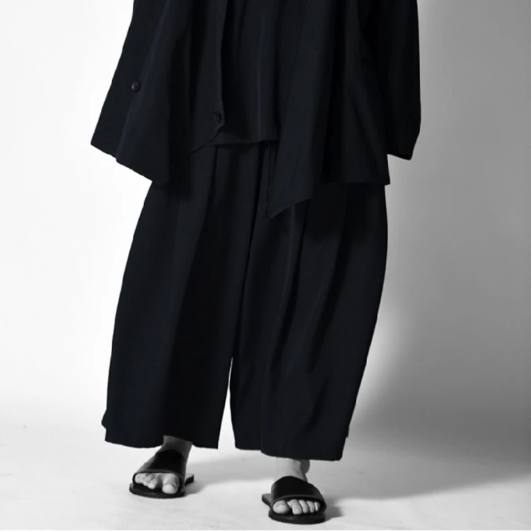 Брюки мужские повседневные широкие плиссированные на весну и лето