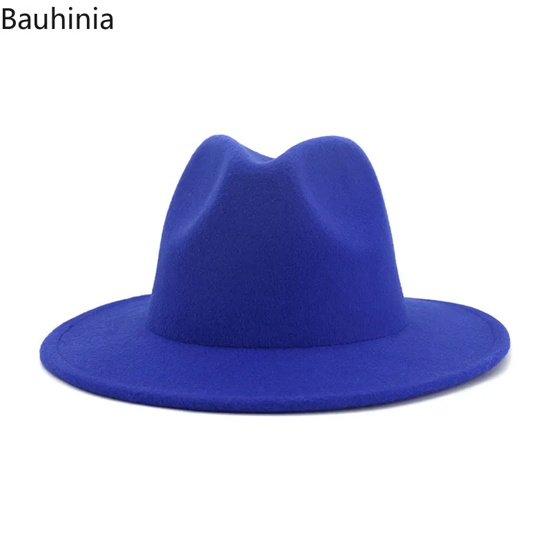 Шляпа фетровая в стиле пэчворк для мужчин и женщин элегантная шерстяная Панама с