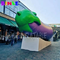 outdoor purple giant inflatable eggplant inflatable vegetables promotionaleventadvertising parade balloon