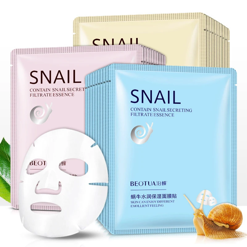 Увлажняющая Маска Snail Essence компактная маска для смазки нежный баланс воды и масла увлажнение| |