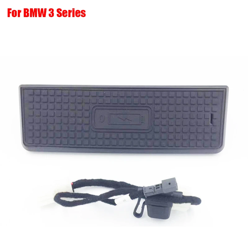 

Car Qi Wireless Charger For Bmw 1/2/3/5/7 Series X1 X3 X4 X5 Car Fast Charging Module Cup Holder Panel Accessories For Iphone