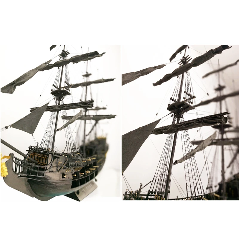 1:35 Карибский пират черный жемчуг деревянная модель парусника ручной работы