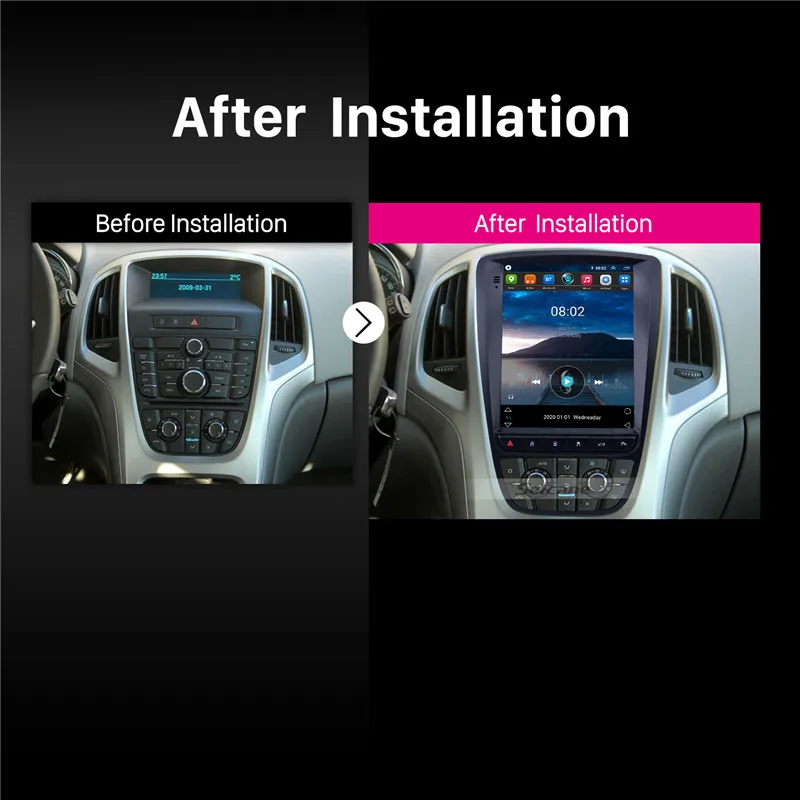 

Seicane 9.7 inch Android 10.0 API 29 2+32G DSP Car Radio Stereo Head Unit GPS For opel ASTRA J verano Support 4G 360 Camera