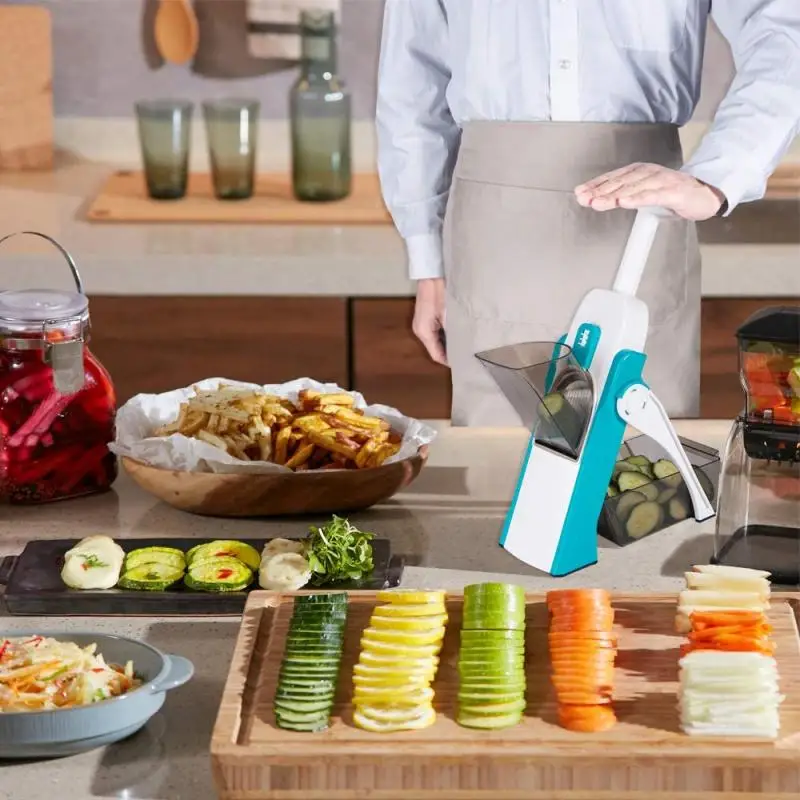 multifunctional vegetable slicer 5 in 1fruit cutter potato carrot grater chopper peeler safe kitchen gadgets french fry tool free global shipping