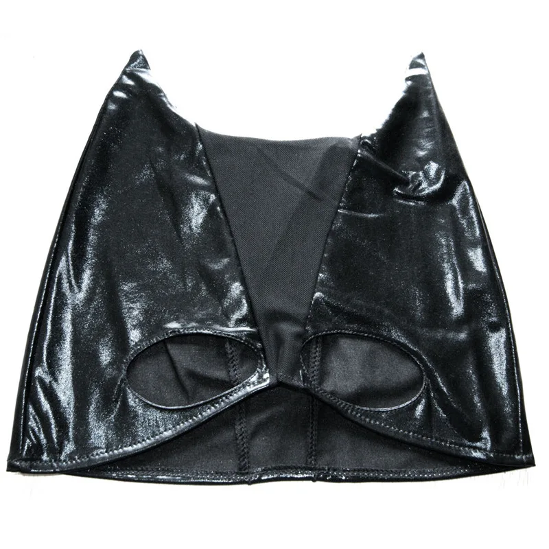 Кожаная обтягивающая Женская одежда с кошачьей девушкой в маске женская для