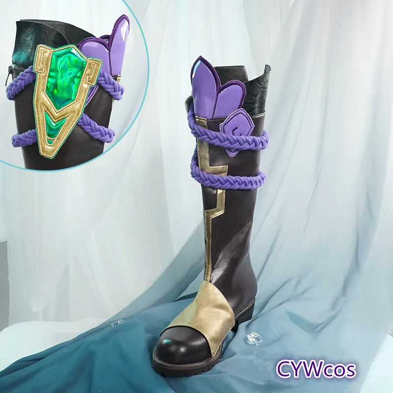 

Genshin Impact Xiao Cosplay Shoes Chrsitmas Gift Cos Boots