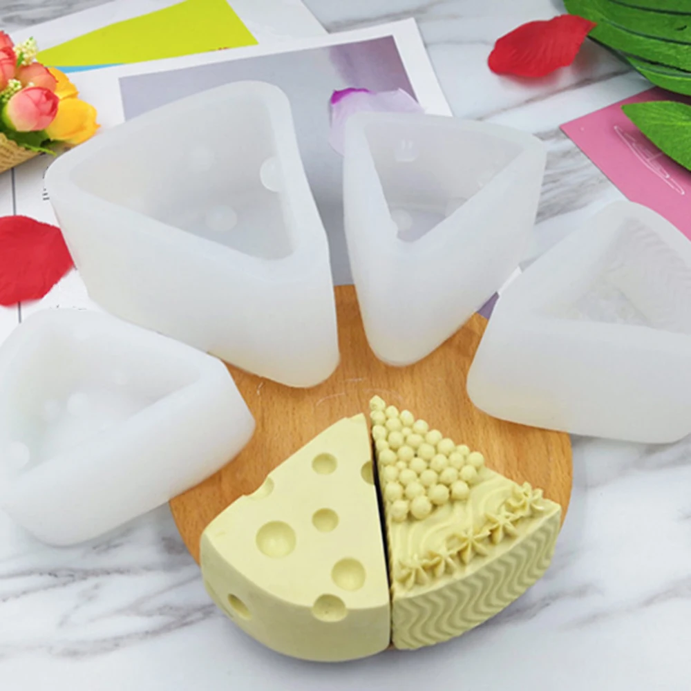 Симпатичная силиконовая форма для торта в форме сыра антипригарная шоколада