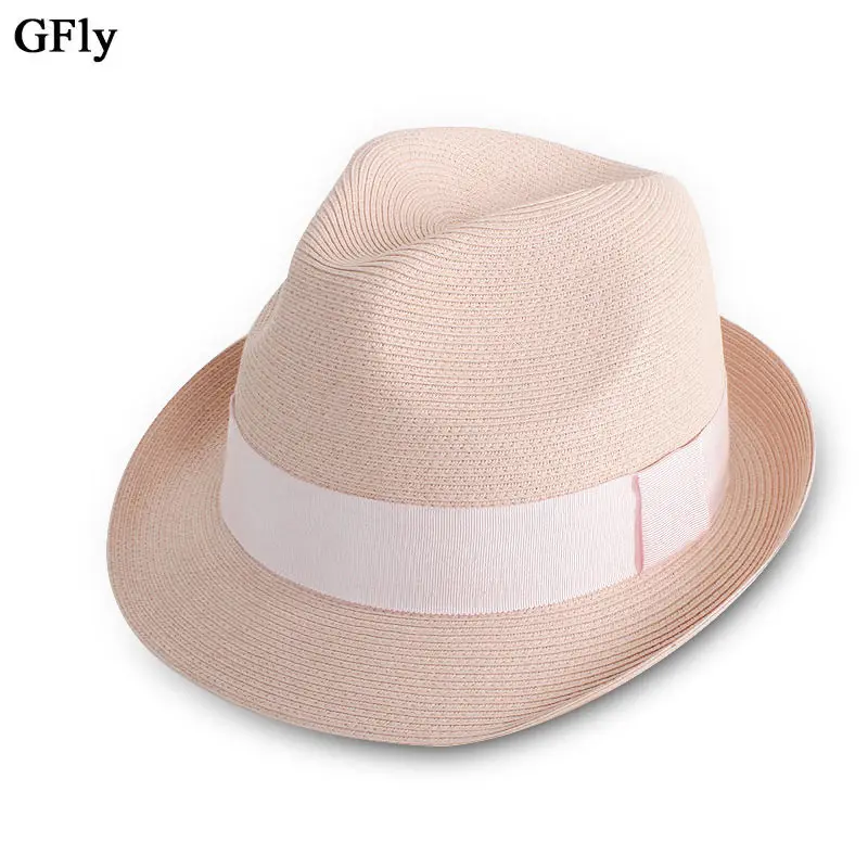 

Ladies Sun Fedora Hats Straw Hat European and American Retro Gold Braided Hat Female Sunshade Flat Cap Visors Hats