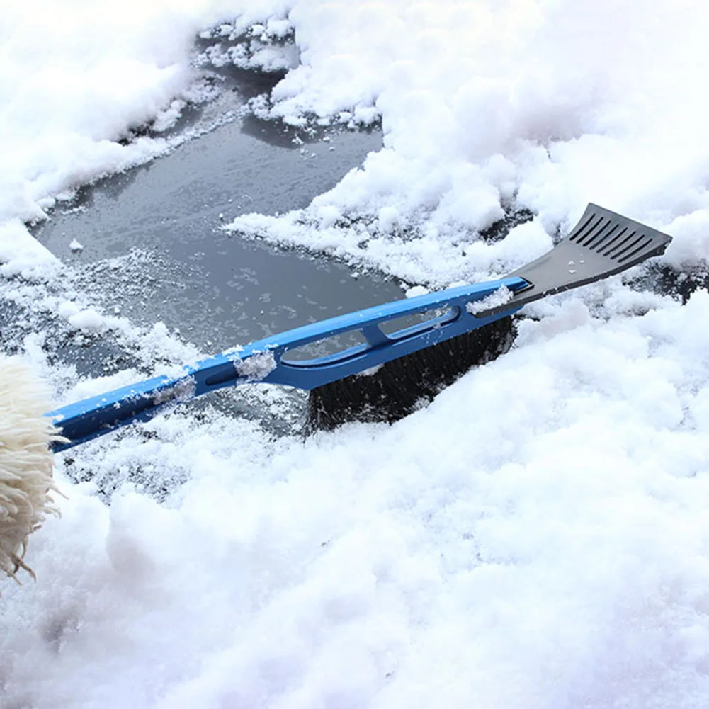 

2 in 1 Multifunction Snow Shovel Car Ice Scraper Dust Remover Auto Vehicle Frost Windshield Glass With EVA Handle Cleaning Tools