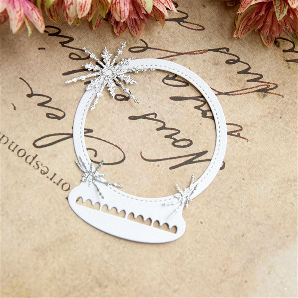 Crystal Ball Metal Cutting Dies Scrapbooking Craft Cuts Christmas DIY Album Card Make Stencils Die Template New 2019 |