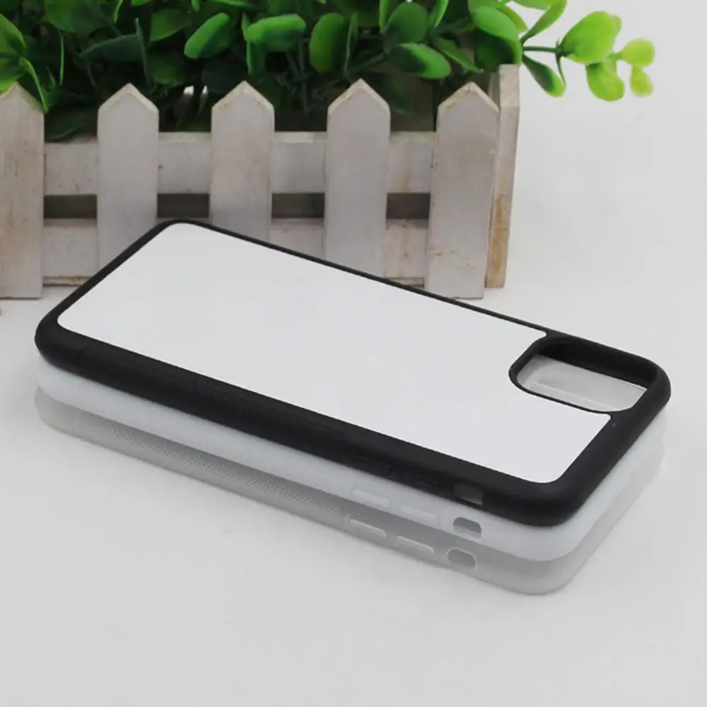 5PCS For iphone 13 12 Pro Max Mini Blank Silicone TPU+PC Sublimation print Case with Aluminum Inserts | Мобильные телефоны и