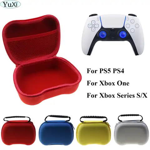 Портативный чехол YuXi для PS5 PS4, сумка для хранения контроллера для XBOX One/серии X S/Switch Pro, аксессуары, сумки для геймпада