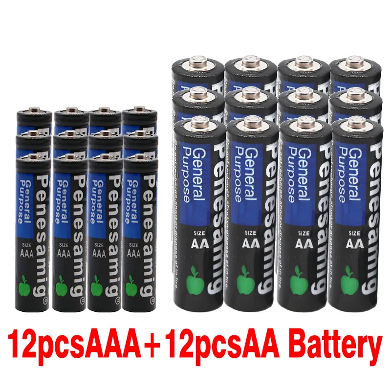 AA 20 шт. + AAA PCS 100% Новый 1 5 V Батарея 3a щелочной марганцево-Цинковый LR03 SUM4 и v aa 2a
