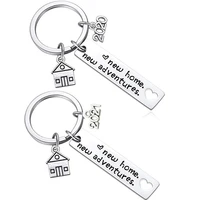 new home keychain 2022 2021 housewarming gift for new homeowner house keyring moving in key chain jewelry from real estate agent